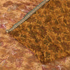 Sanskriti Vintage Mustard Sarees Pure Georgette Embroidered Premium Sari Fabric
