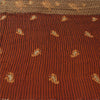 Sanskriti Vintage Red/Brown Sarees Georgette Embroidered Premium Sari 5yd Fabric