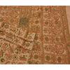 Sanskriti Vintage Cream Sarees Art Silk Hand Beaded Printed Fabric Sari Craft