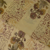 Sanskriti Vintage Cream Sarees Georgette Hand Beaded Premium Sari Craft Fabric