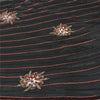 Sanskriti Vintage Sarees Pure Georgette Hand Beaded Designer Sari With Blouse