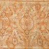 Sanskriti Vintage Cream Sarees Pure Cotton Hand Beaded Printed Sari Craft Fabric