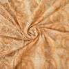 Sanskriti Vintage Cream Sarees Pure Cotton Hand Beaded Printed Sari Craft Fabric