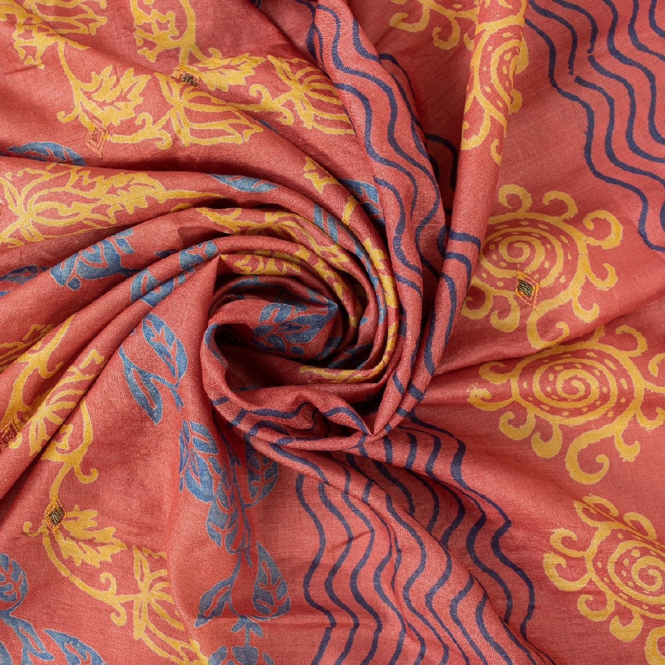 Sanskriti Vintage Pink Sarees Pure Silk Hand Beaded Craft Sustainable Fabric Printed Sari