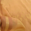 Sanskriti Vintage Beige Sarees Pure Cotton Woven Kota Doria Sari Craft Fabric