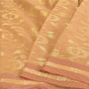 Sanskriti Vintage Beige Sarees Pure Cotton Woven Kota Doria Sari Craft Fabric
