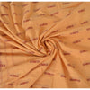 Sanskriti Vintage Peach Sarees Pure Cotton Bengali Hand Woven Sari Craft Fabric