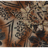 Sanskriti Vintage Brown Sarees Georgette Hand Beaded Premium Sari Craft Fabric