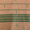 Sanskriti Vintage Cream Sarees Blend Silk Hand Woven Premium Sari Craft Fabric