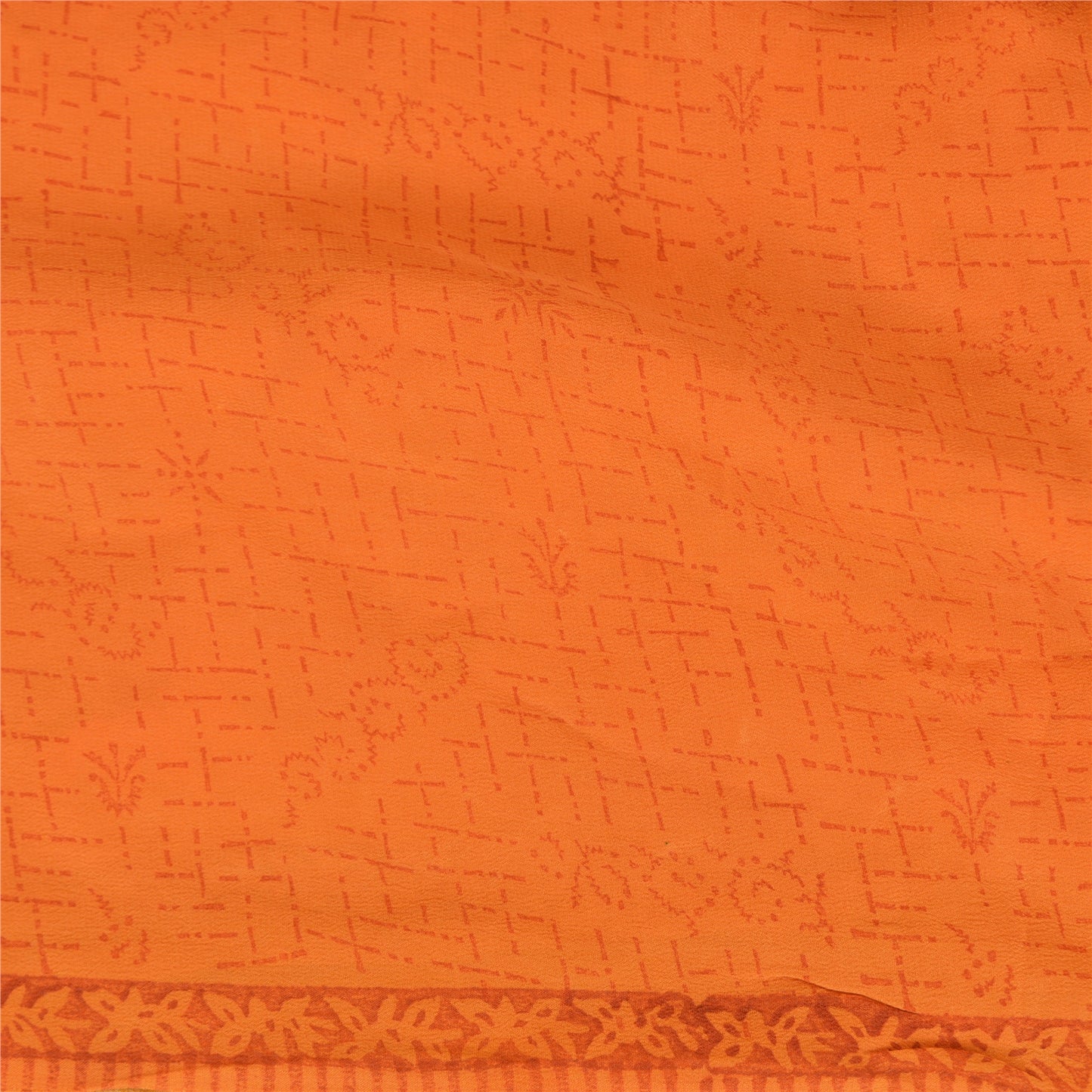 Sanskriti Vintage Yellow Sarees Pure Crepe Silk Embroidered Premium Fabric/Sari