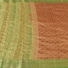 Sanskriti Vintage Sarees Art Silk Hand Beaded Woven Premium Sari Craft Fabric