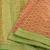 Sanskriti Vintage Sarees Art Silk Hand Beaded Woven Premium Sari Craft Fabric
