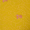 Sanskriti Vintage Yellow Sarees Georgette Hand Beaded Craft Fabric Ethnic Sari