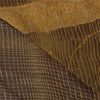 Sanskriti Vintage Brown Sarees Georgette Hand Beaded Woven Fabric Premium Sari