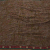 Sanskriti Vintage Indian Sari Purple Blend Georgette Printed Sarees Craft Fabric