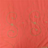 Sanskriti Vintage Peach Sarees Georgette Hand Beaded Premium Sari Craft Fabric
