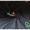 Sanskriti Vintage Indian Sarees Pure Georgette Hand Beaded Ombre Fabric 6yd Sari