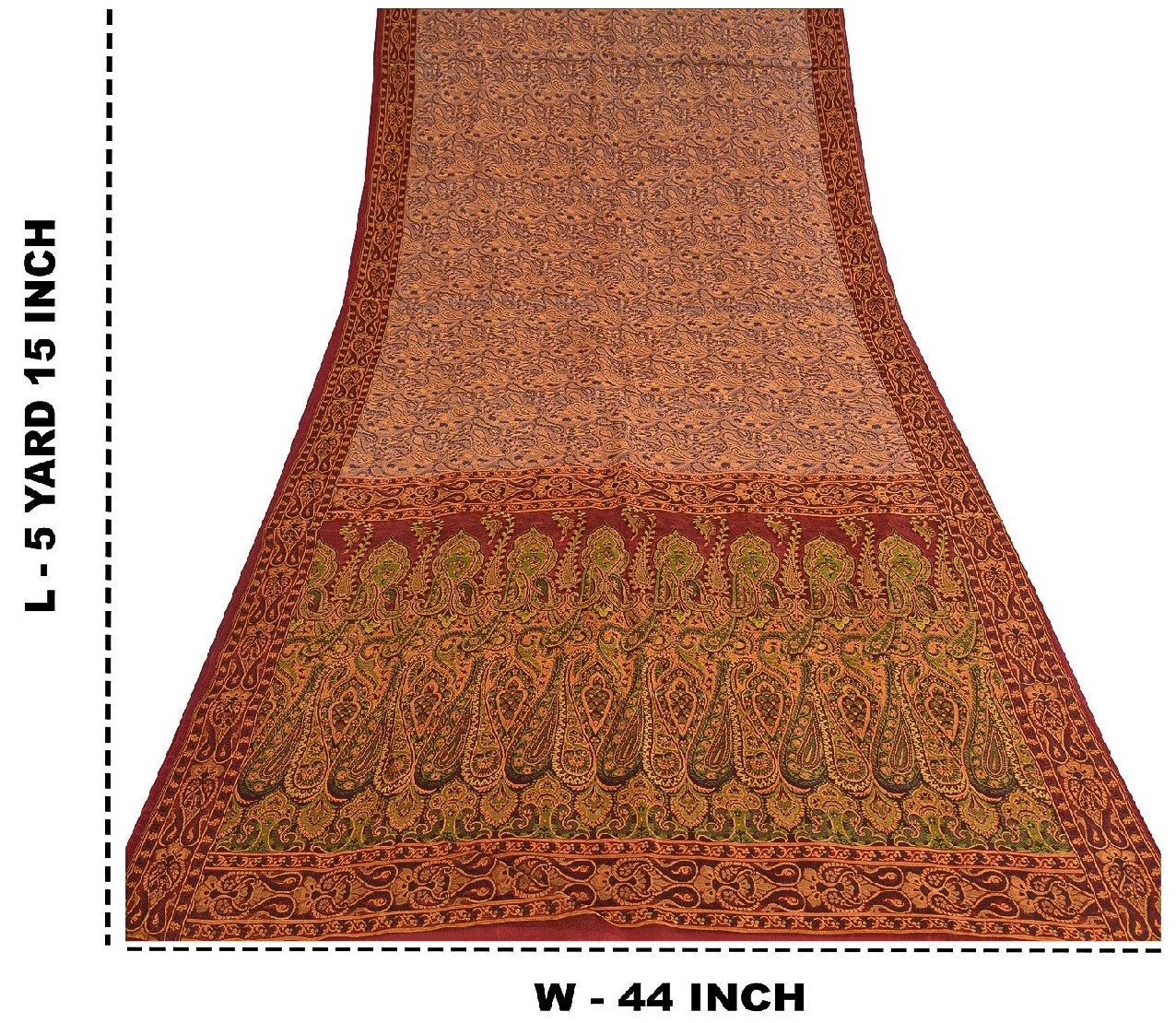 Sanskriti Vintage Indian Saree 100% Pure Organza Silk Woven Purple Sustainable Fabric Cultural Sari