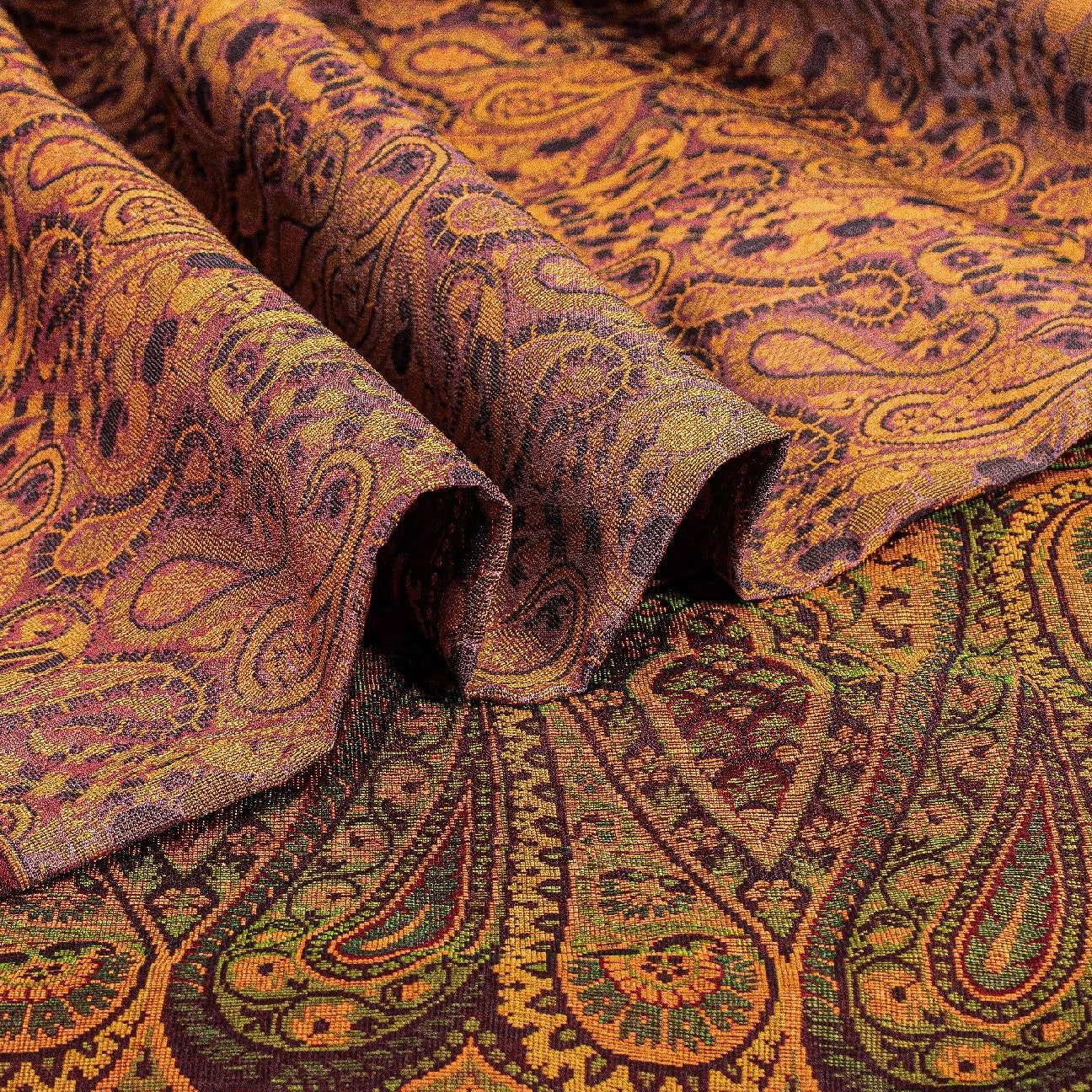 Sanskriti Vintage Indian Saree 100% Pure Organza Silk Woven Purple Sustainable Fabric Cultural Sari