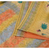 Sanskriti Vintage Indian Sarees Pure Silk Embroidered Woven Premium Sari Fabric