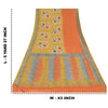 Sanskriti Vintage Indian Sarees Pure Silk Embroidered Woven Premium Sari Fabric