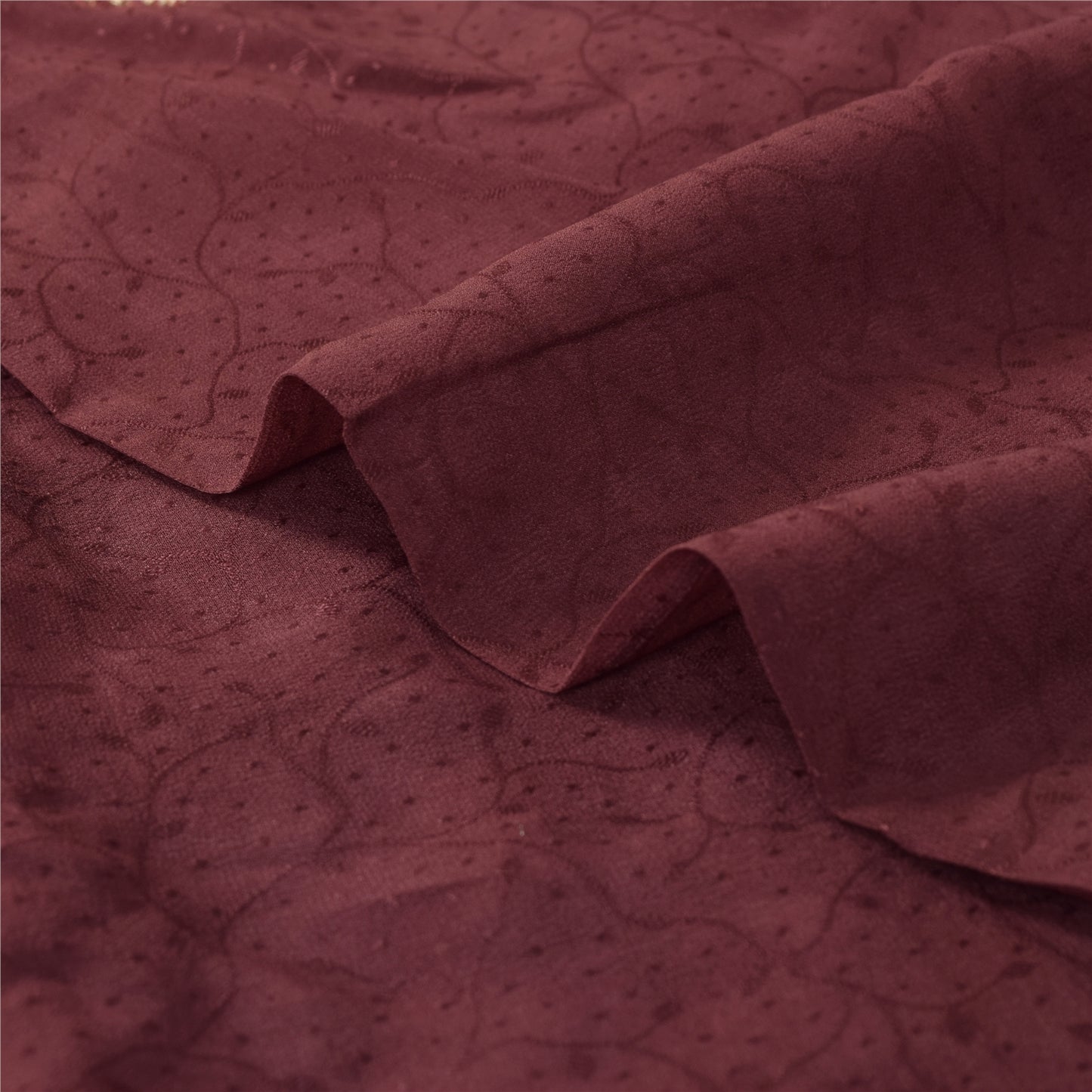 Sanskriti Vintage Purple Sarees Pure Georgette Hand Bead Thread Zari Fabric Sari