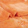 Sanskriti Vintage Orange Sarees Pure Silk Hand Beaded Premium Craft Fabric Sari