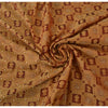 Sanskriti Vintage Brown Sarees Pure Organza Hand Beaded Zari & Woven Fabric Sari