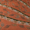 Sanskriti Vintage Antique Vintage Saree Blend Georgette Hand Embroidery Painted Sustainable Fabric Sari