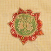 Sanskriti Vintage Cream Sarees Blend Silk Hand Beaded Craft Fabric Premium Sari