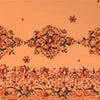Sanskriti Vintage Peach Saree Pure Georgette Silk Hand Embroidery Sustainable Fabric Kundan Sari