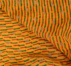 Sanskriti Vintage Mustard Sarees Blend Georgette Embroidered Sari Craft Fabric