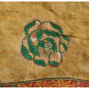 Sanskriti Vintage Indian Sarees Pure Georgette Hand Beaded Printed Sari Fabric