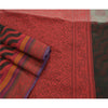 Sanskriti Vintage Indian Sarees Cotton Woven Craft Fabric Premium Sari Floral