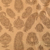Sanskriti Vintage Brown/Cream Sarees Pure Cotton Printed Sari 5+ yd Craft Fabric
