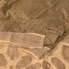 Sanskriti Vintage Brown/Cream Sarees Pure Cotton Printed Sari 5+ yd Craft Fabric