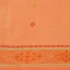 Sanskriti Vintage Sarees 100% Pure Silk Woven Craft Fabric Premium Peach Sari