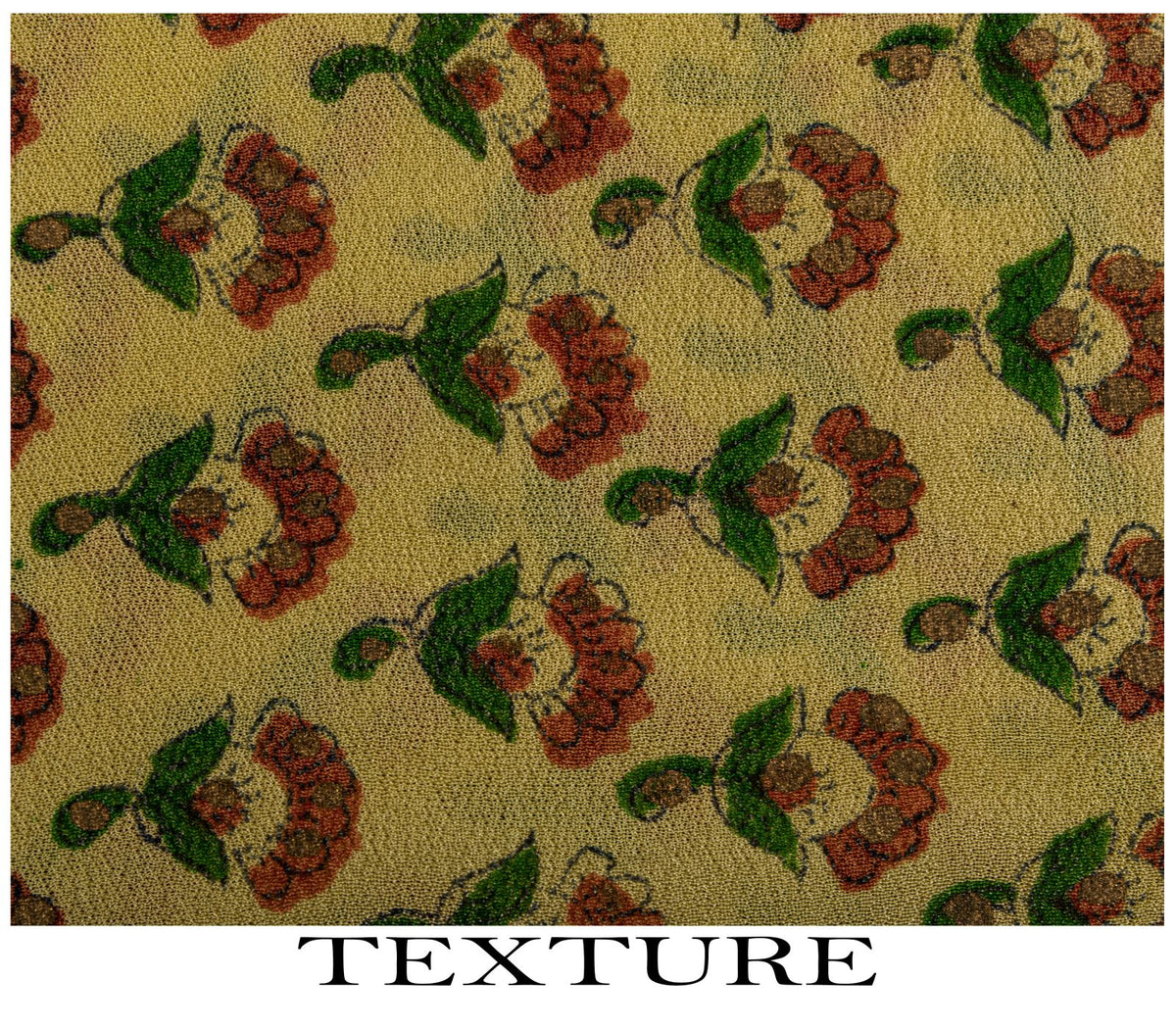 Sanskriti Vintage Saree Block Print-Bandhani Patch Blend Georgette Beige Sari
