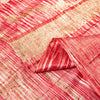 Sanskriti Vintage Red Indian Sari Blend Silk Woven Sarees Zari Work Craft Fabric