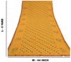 Sanskriti Vintage Sarees Pure Georgette Silk Sari Hand Embroidered Kantha Sustainable Fabric
