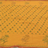 Sanskriti Vintage Sarees Pure Georgette Silk Sari Hand Embroidered Kantha Sustainable Fabric