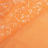 Sanskriti Vintage Sari 100% Pure Cotton Saffron Sarees Embroidered Kota Woven 6 yard Fabric Rajasthan Fabric For Dressmaking,Craft Supplies,Upcyclers