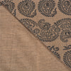 Sanskriti Vintage Indian Brown Sari Blend Silk Block Printed Sarees Craft Sustainable Fabric