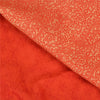 Sanskriti Vintage Light Red Sarees Blend Silk Woven Paisley Sari Craft Fabric