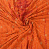 Sanskriti Vintage Sarees Pure Crepe Silk Hand Beaded Premium Sari Tie-Dye Sustainable Fabric