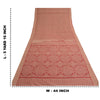 Sanskriti Vintage Dark Red Sarees Blend Cotton Woven Premium Sari Craft Sustainable Fabric