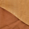 Sanskriti Vintage Indian Mustard/Brown Sarees Pure Cotton Woven Sari 5yd Sustainable Fabric