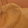 Sanskriti Vintage Indian Mustard/Brown Sarees Pure Cotton Woven Sari 5yd Sustainable Fabric