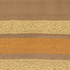Sanskriti Vintage Brown Sarees 100% Pure Silk Woven Premium Sari Craft Sustainable Fabric