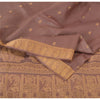 Sanskriti Vintage Indian Mauve Pure Silk Hand Woven Ethnic Sari 5yd Craft Sustainable Fabric